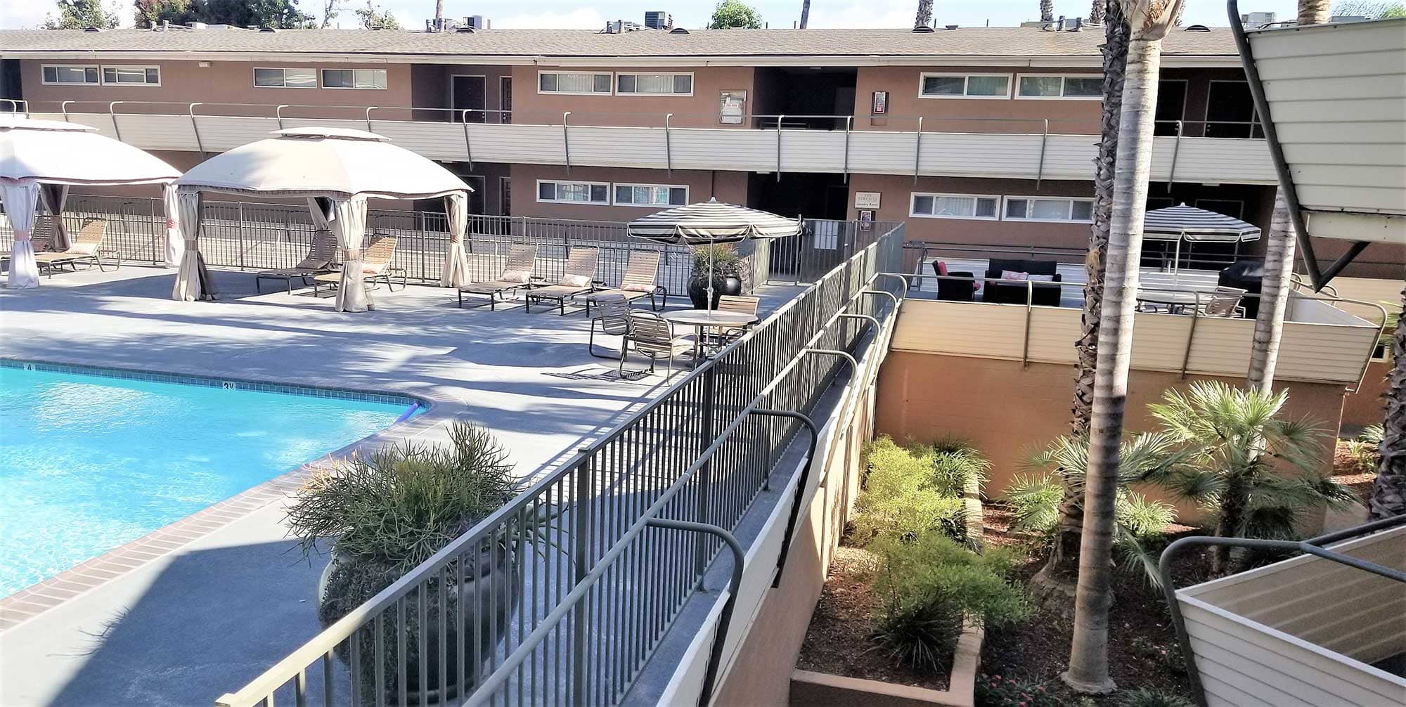 Terraces at South Pasadena Pool Top View Photo